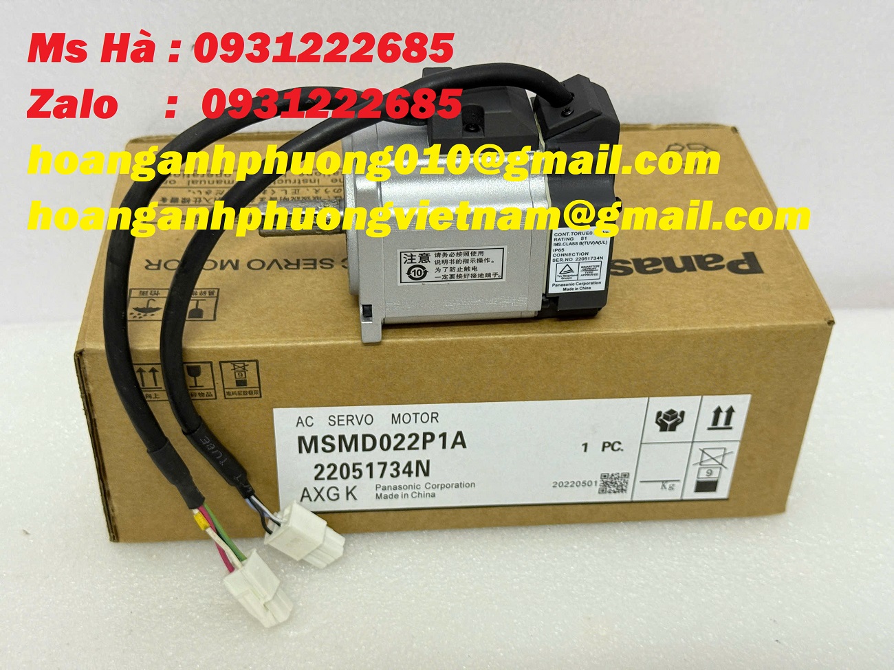 Thiết bị điện công nghiệp - servo Panasonic MSMD022P1A